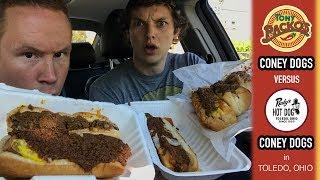 Tony Packo's Coney Dogs vs. Rudy's Coney Dogs | Series Road Trip to Toledo