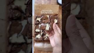Cheesecake brownies ( detailed recipe in description)
