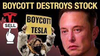 Global Elon Musk Boycott Crashes Tesla Stock!