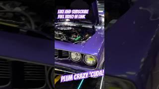 Plum Crazy: The Wildest Color in ‘Cuda! #mopar #cuda #cars  #carsofyoutube #fyp