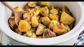 Slow Cooker Roast Potatoes