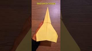 Paper aeroplane that fly very far/diy paper aeroplane tutorial/super sonic plane #shorts #shortsfeed