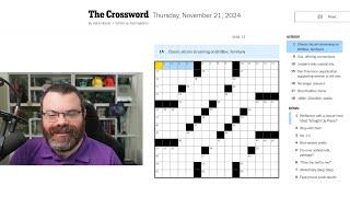 Learning Crossword Week 28 | NYT Crossword Thursday Nov 21st, 2024