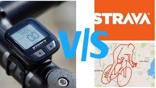 Cyclometer V/S Strava Meter Accuracy Test VAN RYSEL120 Wireless Cyclometer 5km test