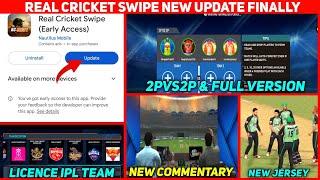 Real Cricket Swipe New Update! Rc Swipe Mega Update Release Date ! Real cricket 24 Mega Update