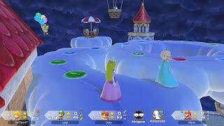 Super Mario Party Jamboree - Peach vs Mario vs Luigi vs Daisy - Mario's Rainbow Castle