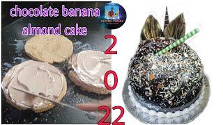 chocolate banana almond cake recipe New 2022 #modelcakes #cakerecipes #newcakes #trendingcakes