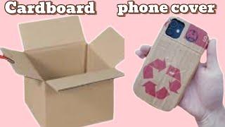 How to make mobile case with Cardboard || mobile cover very easy