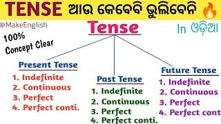 Learn Tenses In English Grammar With Examples/Present tense, Past tense, Future tense (Odia)