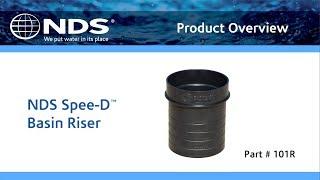 NDS Spee-D® Catch Basin Riser Product Overview | NDS Yard Drainage Systems