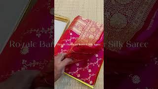 banarasi saree - different types of banarasi sarees with price | banarasi silk sarees