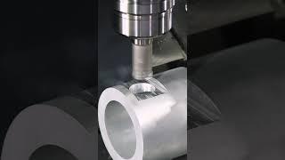 We machined aluminum with an all-round cutter! #cnc #machine #engineering