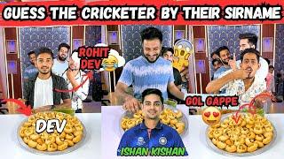 Guess The Cricketer By Their Surname  Funny Challenge For Gol Gappe   #foodchallenge #sahilkhannt