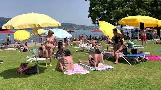 Switzerland, Zurich Canton, Walking around Horgen Lake