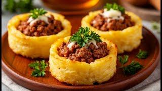 This incredible minced beef dish has won a million hearts! A delicious dinner recipe!