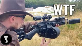 Guy Destroys Airsoft Players as a Cowboy with M4 Converted to LEVER ACTION 