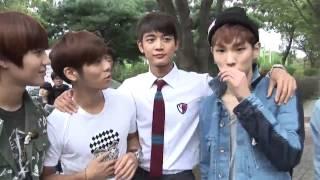 [120928] SHINee Visits Minho On The Set Of 'For You In Full Blossom'