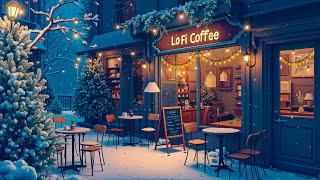 Silent Snowy Moments ️ Peaceful Night  Lofi Coffee  Hip Hop Mix ~ Lofi Songs to Study/Relax/Work