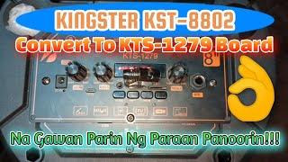 KINGSTER KST-8802 No Audio Output Convert to KTS-1279 Mainboard #share #repair #kts #convert