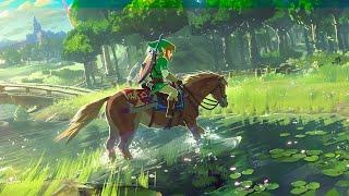 Link and Epona Travel Through The Mountains  - Relaxing Zelda Music to Study with Ambience