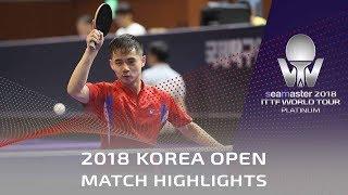 Sambe Kohei vs Ham Yu Song | 2018 Korea Open Highlights (U21-Final)