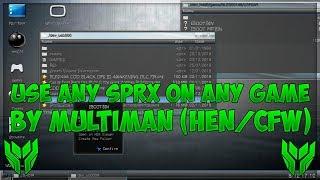 [PS3/HEN/CFW] How to install any SPRX menu on any Game with Multiman/mmCM *2019*