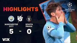 Manchester City vs. Sparta Praha - Game Highlights | UEFA Champions League 2024/25 | ViX