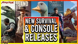 Brand New Survival Games And Console Release News! Ferocious Dino FPS! Sand Extraction! Duckside!