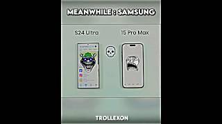 Samsung vs Iphone️... #trollface #shorts