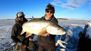 Searching for an INCONNU! (Road trip to Great Slave Lake) ft. UNCUT ANGLING