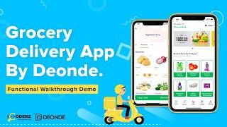 Best Grocery Delivery App Development Demo | iCoderz Solutions Mobile App Development Company