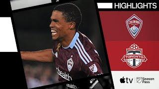 Colorado Rapids vs. Toronto FC | Cannon Strikes! | Full Match Highlights | September 21, 2024