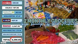 406 - June Two Monthly Grocery haul | Supply run | Big Winter Stock up!  - Off Grid Australia