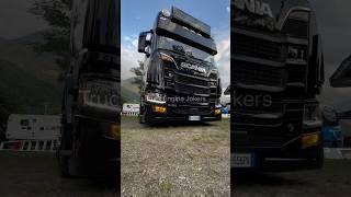 Truck SCANIA REuropean Truck show TRUCK TEAM IN THEVALLEY 2024 #truck #lkw #caminhão #scania #v8