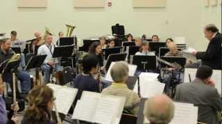 Howard Cable rehearses his Banks of Newfoundland