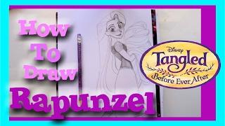 How to Draw RAPUNZEL from BEFORE EVER AFTER - @dramaticparrot