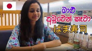 මාළු අමුවෙන් කෑවා | HAMASUSHI はま寿司 | LIFE IN JAPAN 