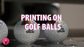 PRINTING on GOLF BALLS with HS TECHNOLOGY