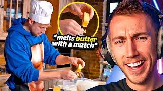 MINIMINTER REACTS TO YOUTUBER BAKE OFF vs W2S