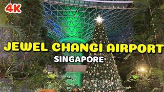 Christmas 2024 at Jewel Changi Airport | Tour of Singapore’s Best Airport Lights & Festive Decor