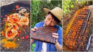 Food That Looks Inedible! |Chinese Mountain Forest Life And Food #Moo Tiktok #Fyp #junglelife