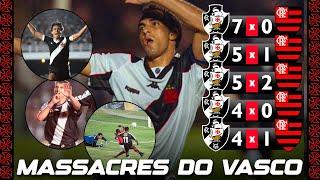 GOLEADAS HISTÓRICAS DO VASCO EM CIMA DO FLAMENGO