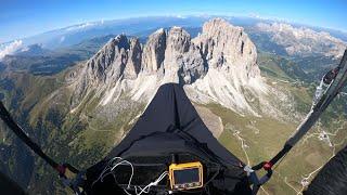 Gleitschirmfliegen | Paragliding in the Dolomites | Col Rodella - A long winded start