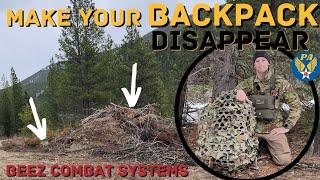 Predator-ghillie pack cover: Beez combat systems