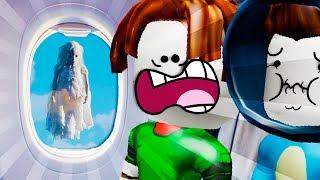 NUESTRO ULTIMO VUELO EN AVION *vamos a palmarla* BEBE VITA y ADRI en ROBLOX CATÁSTROFE ANIMACION