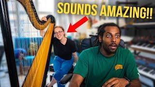 I HIRED A HARPIST AND WE MADE THE CRAZIEST BEATS *Sounds Amazing*