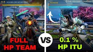 0.1HP itu vs Full health Marcus and legion king  OP *COMEBACK* with itu || Shadow Fight 4 Arena