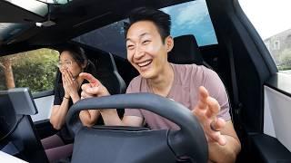 I Tried Taking my Wife to Work Using Tesla's Full Self Driving