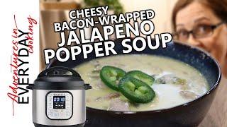 This one will warm you up! Cheesy Bacon Wrapped Jalapeño Popper Soup