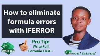 How to eliminate error messages in Excel with IFERROR